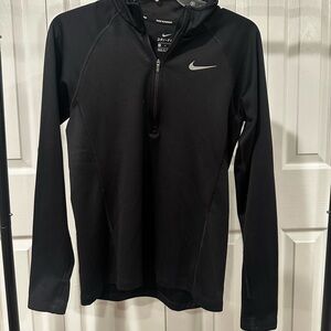 Nike Dri-FIT Black Quarter-Zip Top